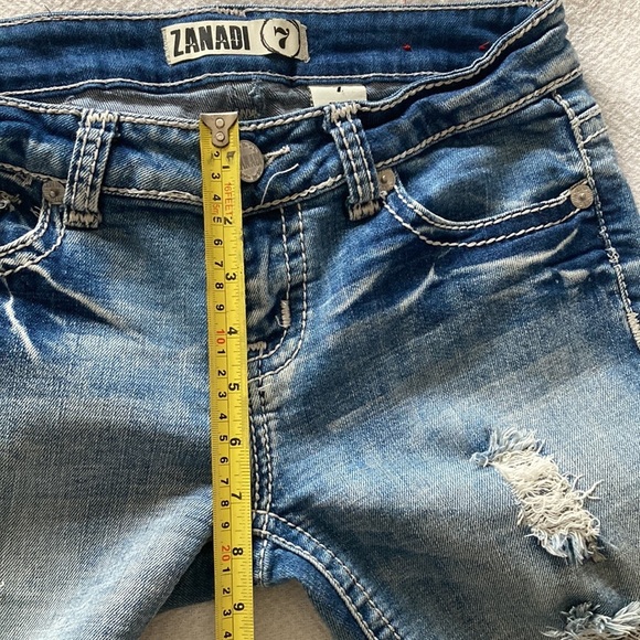 Zana di jeans denim bermuda shorts Size 7 - Picture 7 of 8